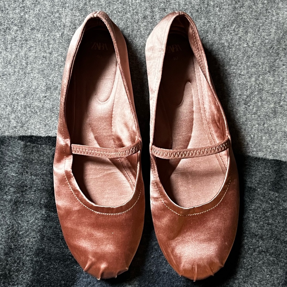 Satin Ballet flats